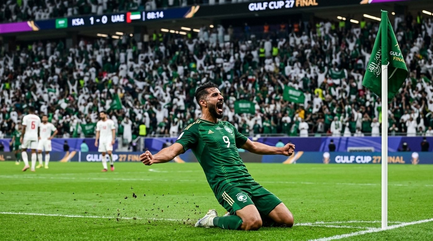أسباب فوز السعودية بخليجي 27 واحتفال فراس البريكان بهدف الحسم